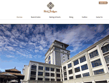 Tablet Screenshot of hotelperdanakotabharu.com
